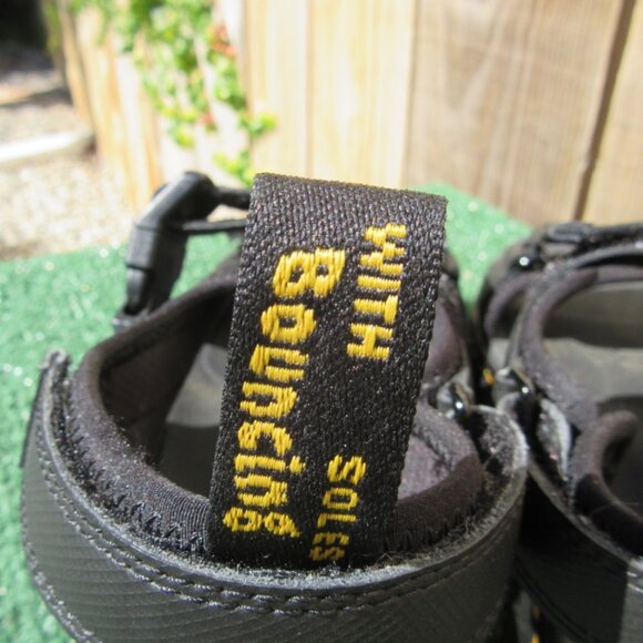 Doc Dr. Martens Gun Metal Gray Webbing Forster Sandals Men Size 8 Womens 9 AW004 - Picture 5 of 9
